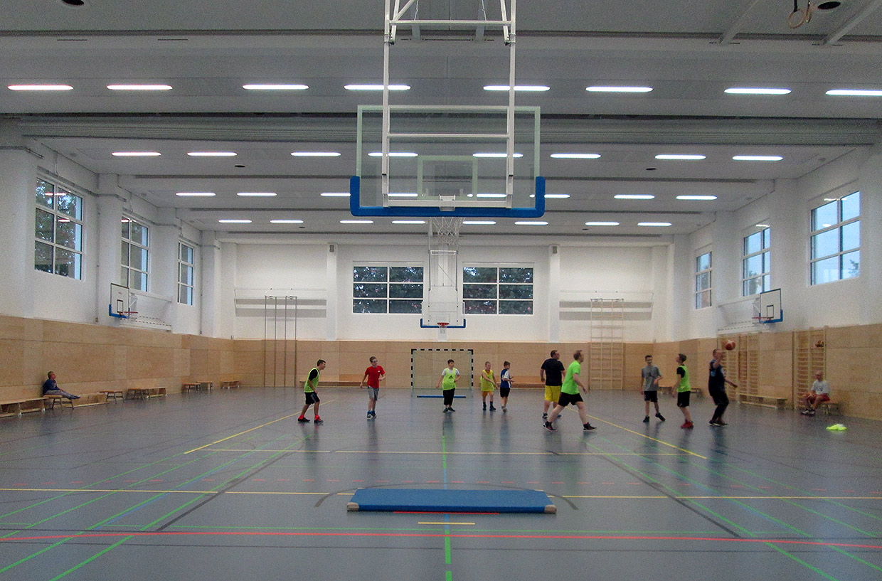 Sporthalle . Neubau Comenius Grundschule, Oranienburg