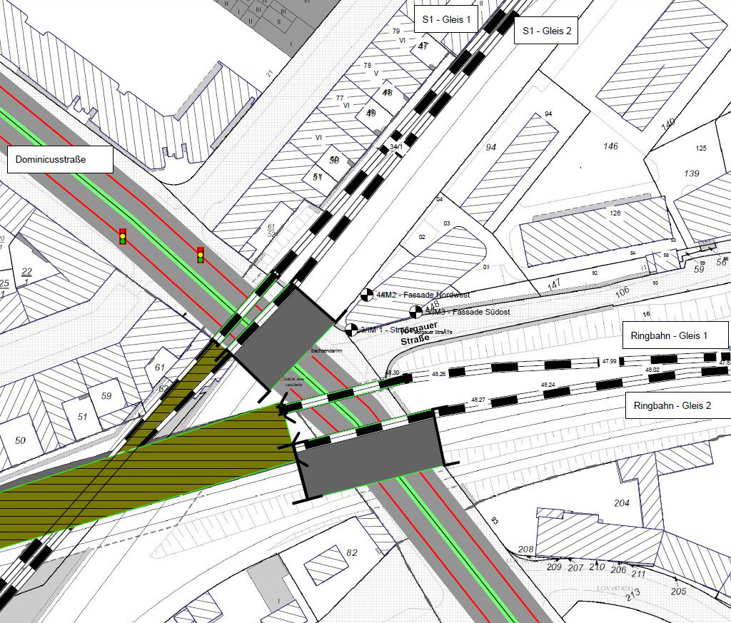 Schallschutz: Simulationsmodell Verkehrslärm