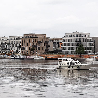 Neubau Wasserstadt Oberhavel, Haus 1 - 14 in Berlin-Spandau . Thermische Bauphysik