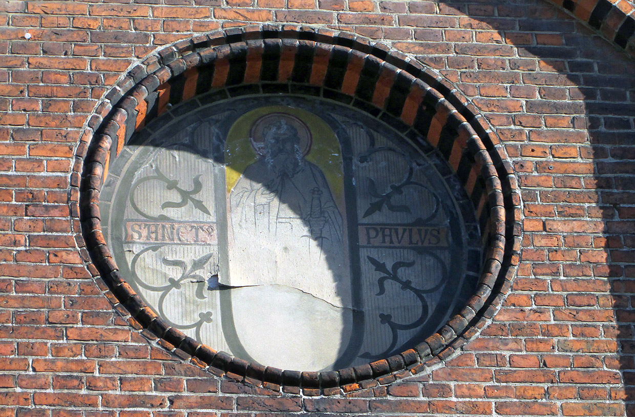 Fassadendetail Sanct Paulus . Umbau & Sanierung der Integrierten Gesamtschule (IGS) J. W. von Goethe, Wismar